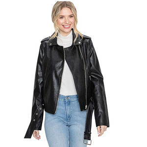 NWT! Women's Luxury Moto Leather Jacket